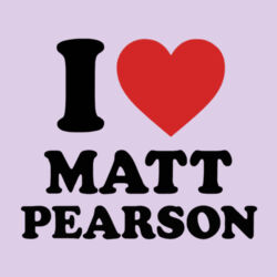 Alternate shape - Double sided I <3 M P tee Design