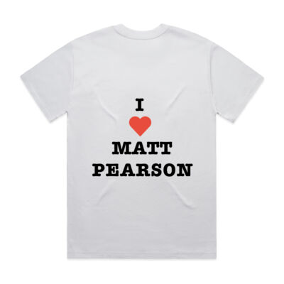 Heavy weight double sided I <3 M P tee Thumbnail