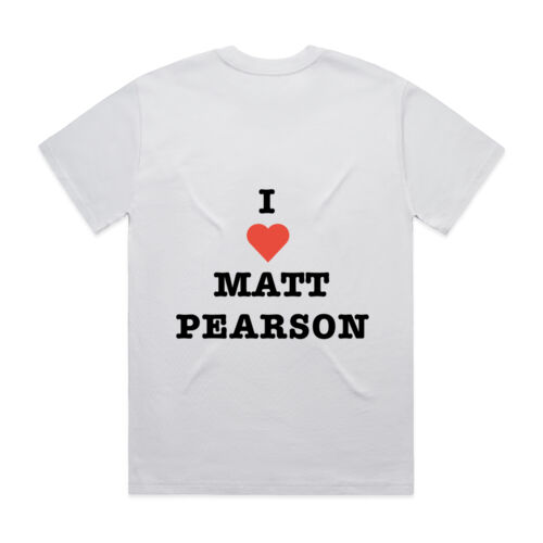 Heavy weight double sided I <3 M P tee Thumbnail