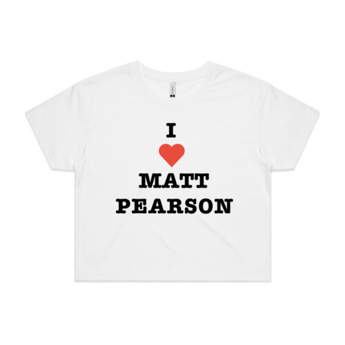 I <3 MATT PEARSON - hot girl crop top Thumbnail